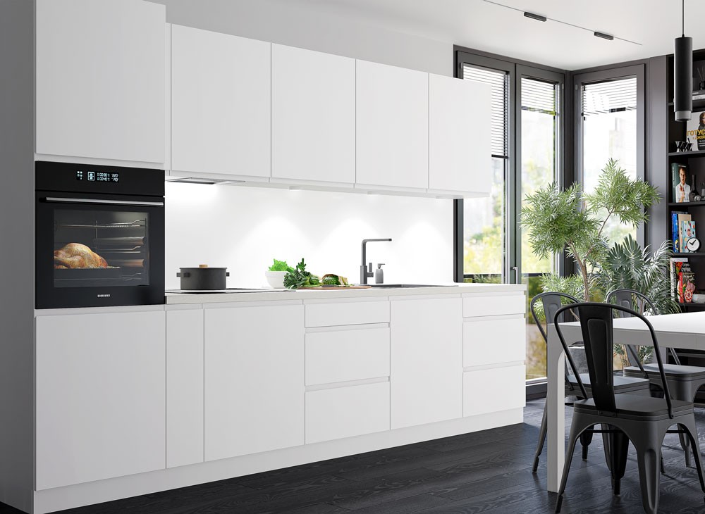 Кухня «INTERNO» фарбовані фасади - Фото №12