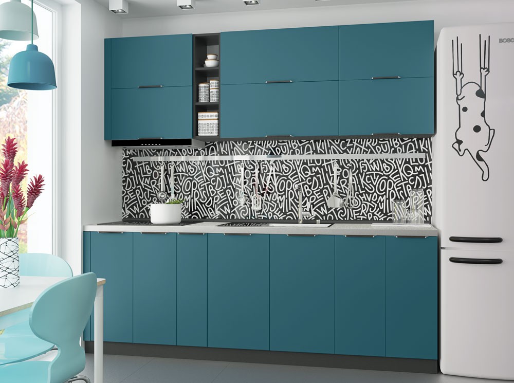 Кухня «FLAT» фарбовані фасади - Фото №7 Кухня «FLAT» фарбовані фасади - Фото №7