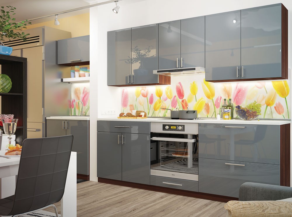 Кухня «Color-Мiх» фарбовані фасади - Фото №1 Кухня «Color-Мiх» фарбовані фасади - Фото №1