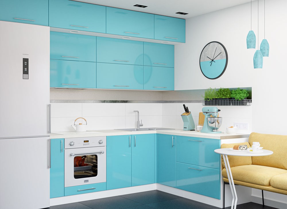 Кухня «Color-Мiх» фарбовані фасади - Фото №9 Кухня «Color-Мiх» фарбовані фасади - Фото №9