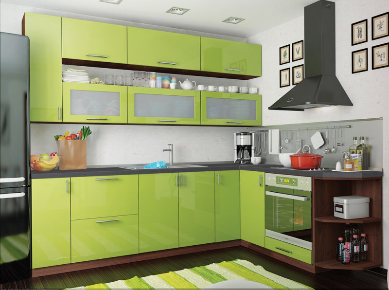 Кухня «Color-Мiх» фарбовані фасади - Фото №6 Кухня «Color-Мiх» фарбовані фасади - Фото №6