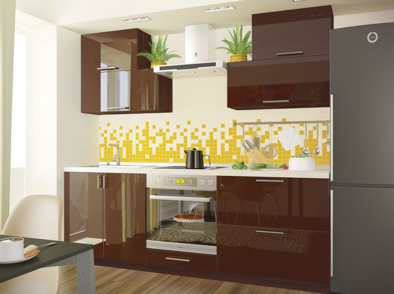 Кухня «Color-Мiх» фарбовані фасади - Фото №4 Кухня «Color-Мiх» фарбовані фасади - Фото №4