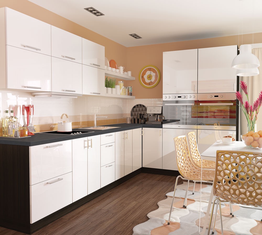 Кухня «Color-Мiх» фарбовані фасади - Фото №2 Кухня «Color-Мiх» фарбовані фасади - Фото №2