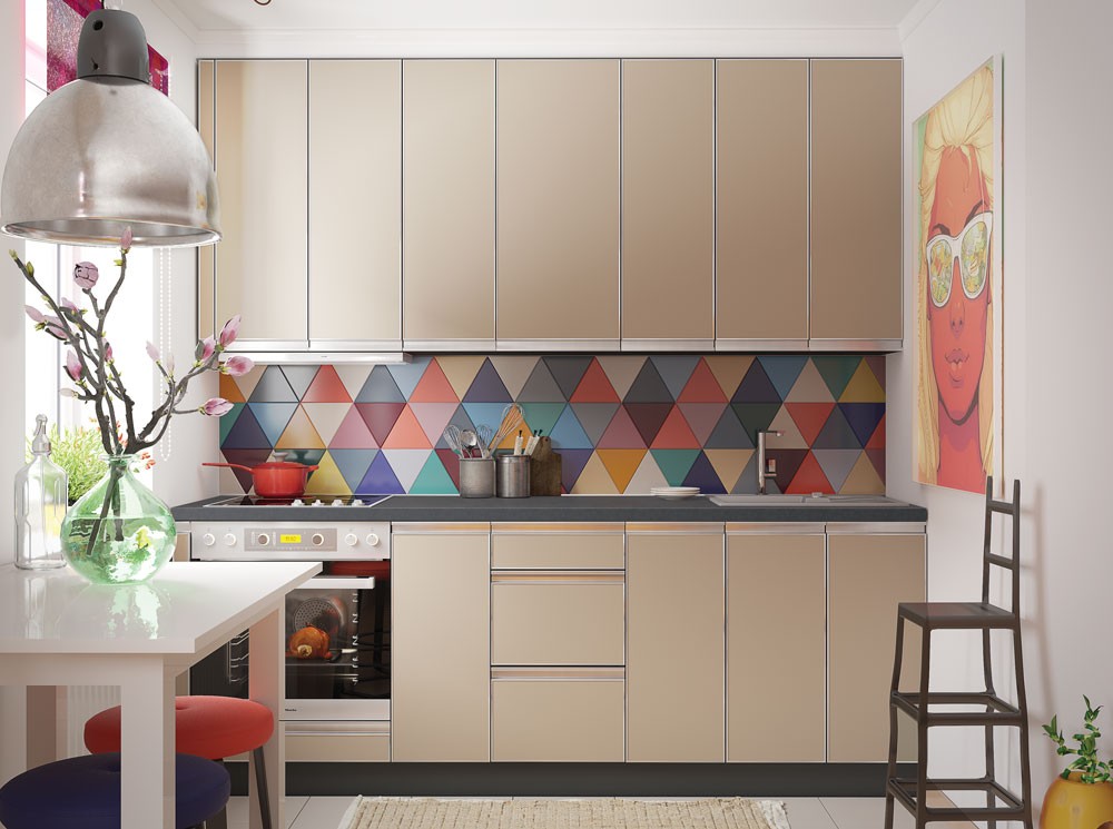 Кухня «Alta» профільні фасади - Фото №4