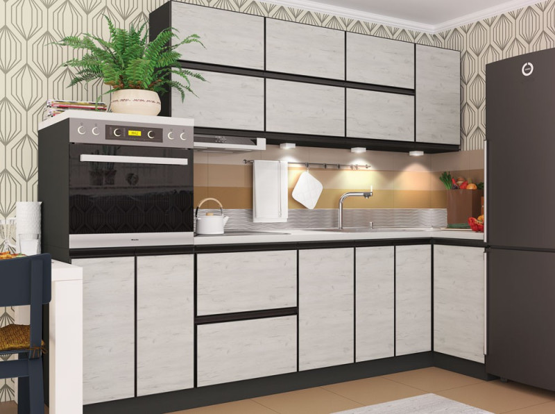 Кухня «Alta» профільні фасади - Фото №5