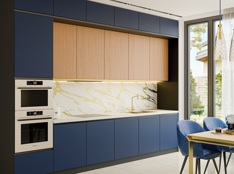 Кухня «Lori» шпоновані фасади - Фото №8