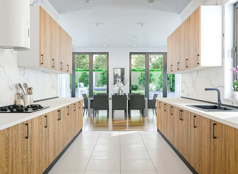 Кухня «Sonata» шпоновані фасади - Фото №4