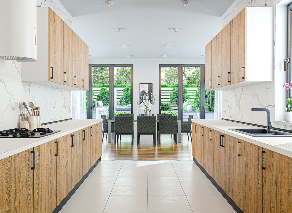 Кухня «Sonata» шпоновані фасади - Фото №4