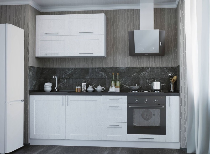 Кухня «Квадро» плівкові фасади - Фото №1