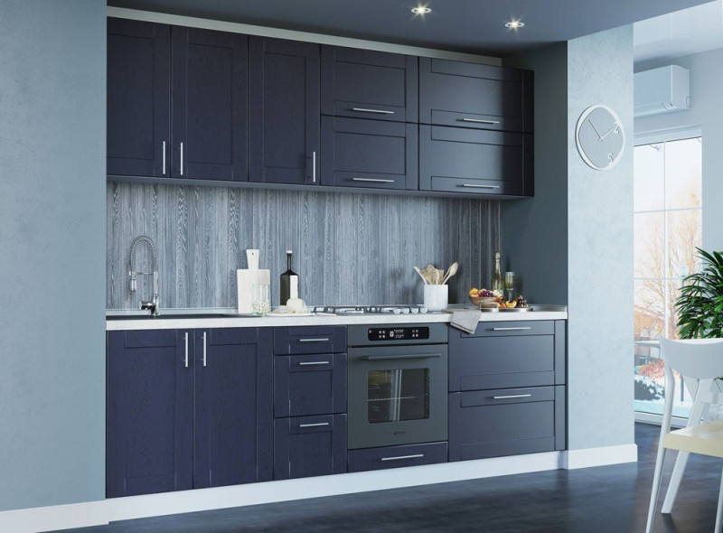 Кухня «Квадро» плівкові фасади - Фото №2