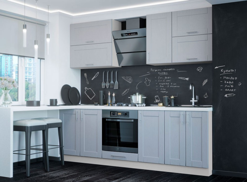 Кухня «Квадро» плівкові фасади - Фото №4