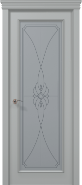 Двери ART DECO ART-01 стекло бевелз - Фото №3