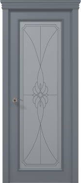 Двери ART DECO ART-01 стекло бевелз - Фото №2