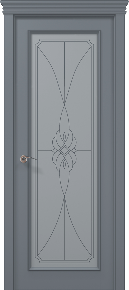 Двери ART DECO ART-01 стекло бевелз - Фото №2
