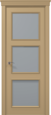Двери ART DECO ART-03 стекло сатин - Фото №1