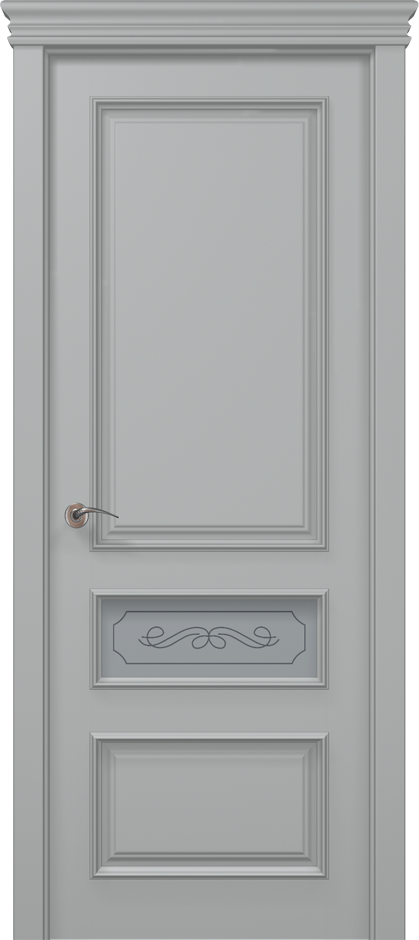 Двери ART DECO ART-04 стекло бевелз - Фото №3