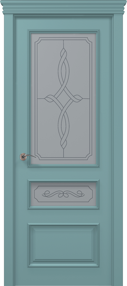 Двери ART DECO ART-05 стекло бевелз - Фото №4