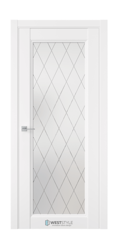 Двері WestStyle Tiffany TF 2 скло 2