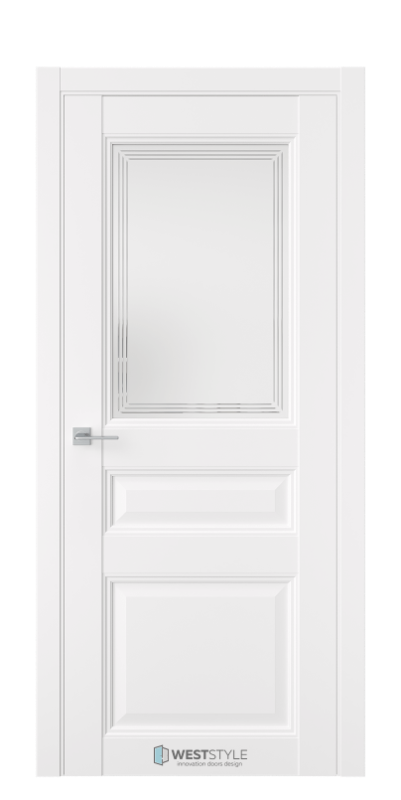 Двері WestStyle Tiffany TF 6 скло 1