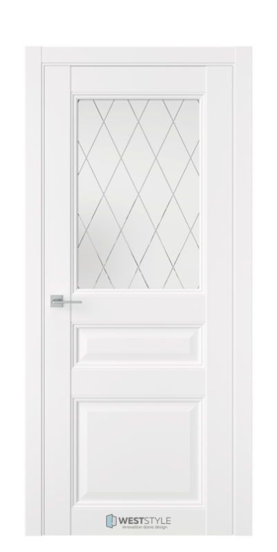 Двері WestStyle Tiffany TF 6 скло 2
