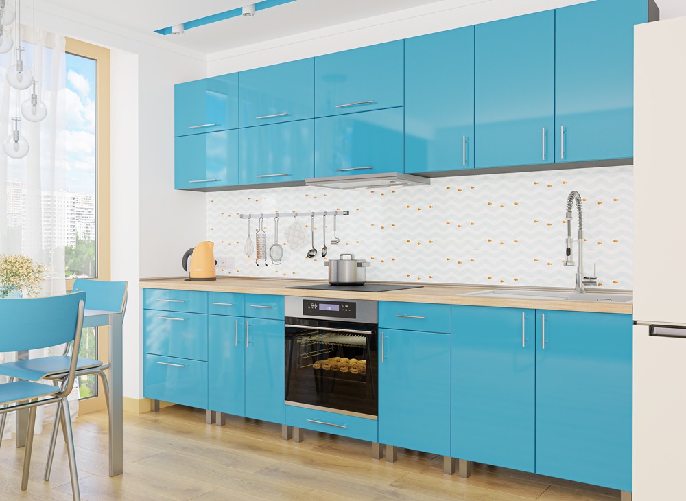 Кухня «Color-Мiх» фарбовані фасади Кухня «Color-Мiх» фарбовані фасади