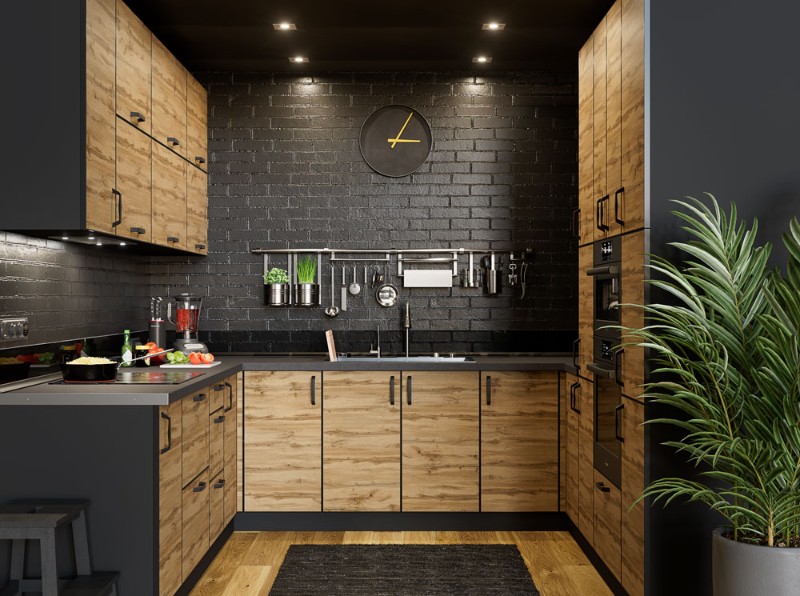 Кухня «Бета» профільні фасади