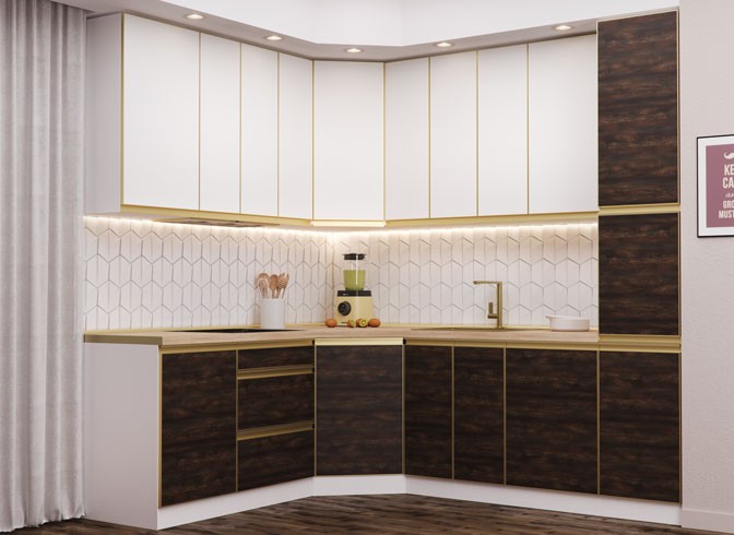 Кухня «Alta» профільні фасади