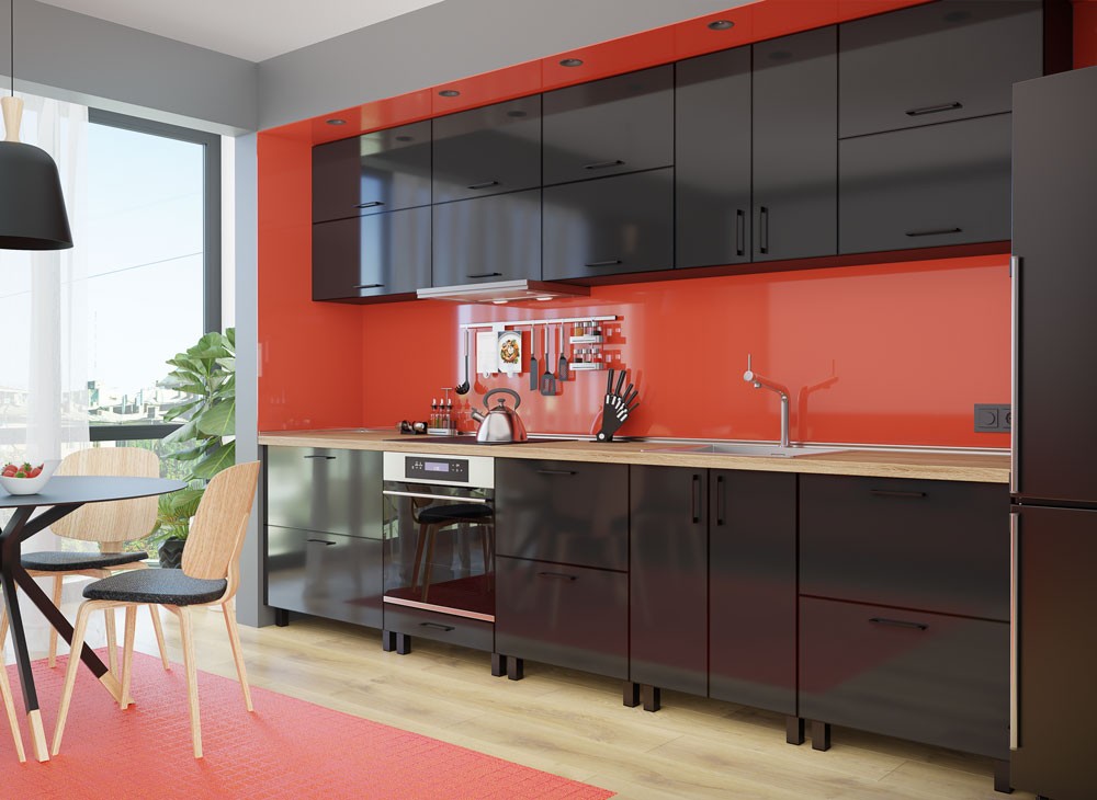 Кухня «M.Gloss» профільні фасади