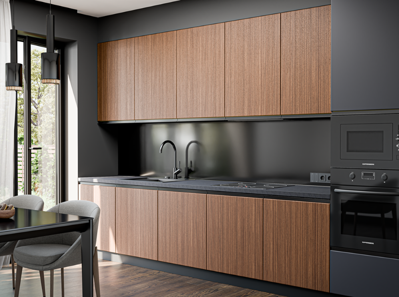 Кухня «Lori» шпоновані фасади