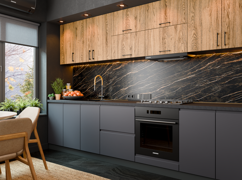 Кухня «Sonata» шпоновані фасади